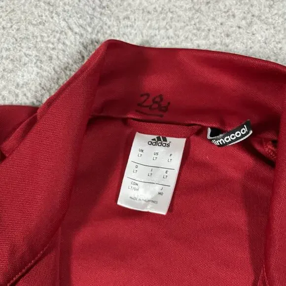 Indiana Hoosiers Jacket Mens L Adidas Full Zip Team Issued Track Climacool - Picture 2 of 16